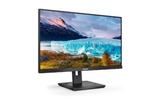 Philips 275S1AE - 27 Inch QHD Monitor, 75Hz, 4ms, IPS, Height Adjust, Speakers, adaptiveSync, Flickerfree (2560 x 1440, 300 cd/m, HDMI/DVI/DP)