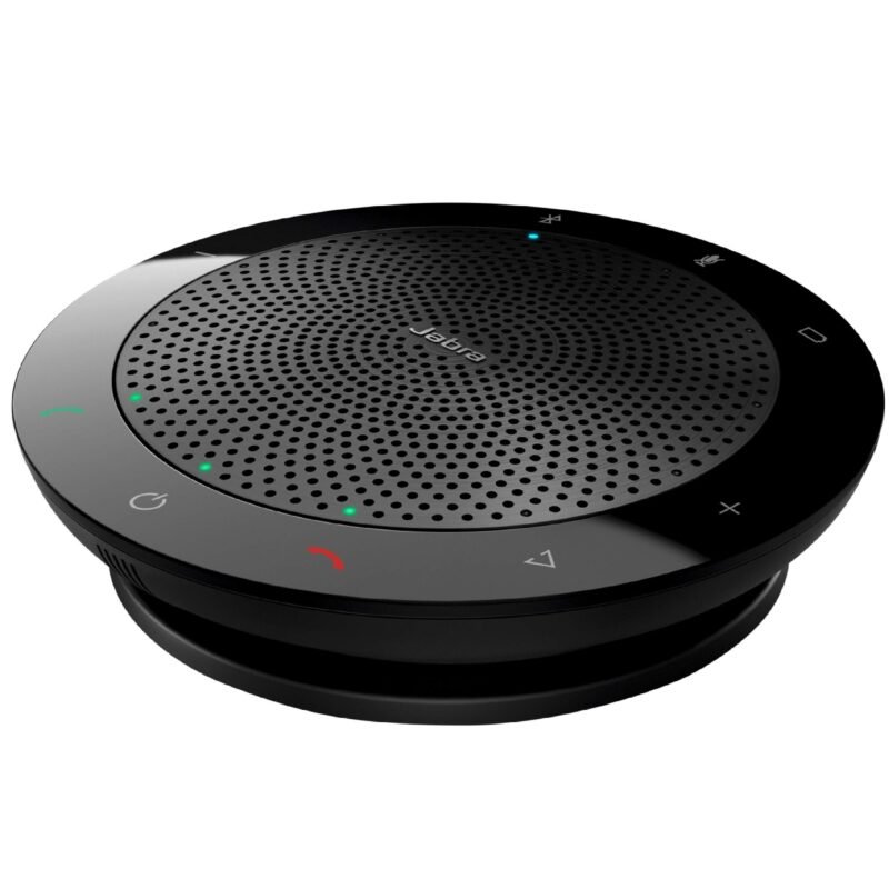 Jabra Speak 510 Speaker Phone - Microsoft Certified Portable Bluetooth Conference Speaker with USB - Connect with Laptops, Smartphones and Tablets, Black, photo 1 of 1