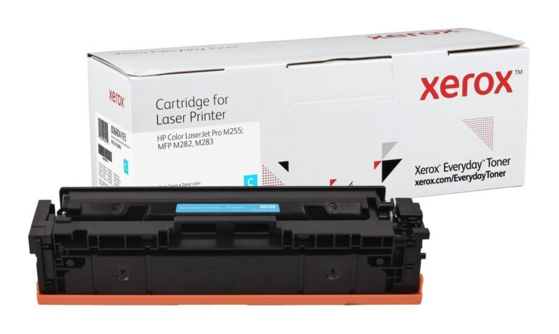 Everyday™ Cyaan Toner van Xerox is compatibel met HP 207A (W2211A), Standaard capaciteit, foto 1 van 1