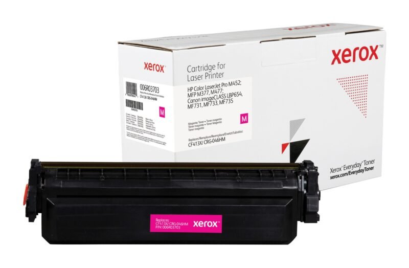XEROX Everyday Replacement For CF413X/CRG-046HM Laser Toner Magenta 006R03703, photo 1 of 1