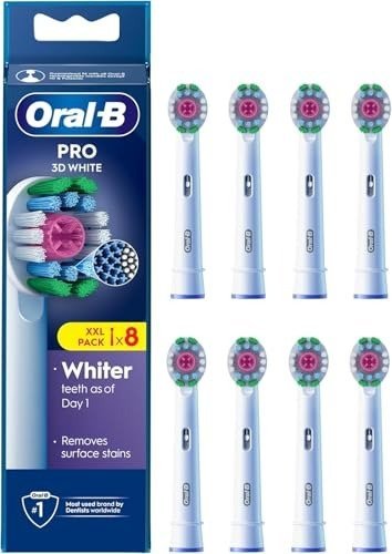 Oral-B Pro 3D White Electric Toothbrush Head, Oral B Electric Toothbrush Heads, X-Shaped Bristles and Unique Polishing Cup for Teeth Whitening,, photo 1 of 1