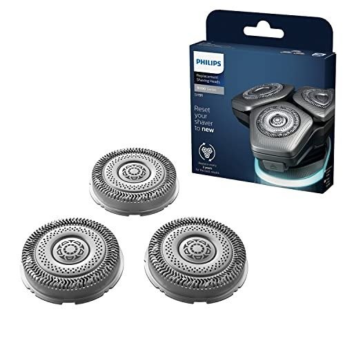 Philips SH91/50 Shaver Series 9000 Replacement Shaving Heads SH91/50 Dual SteelPrecision Blades Fits S9000 (S9xxx) Not Compatible w/Older S9000 Silver, (Replaces SH90/70, SH98/70, and SH98/80), photo 1 of 1