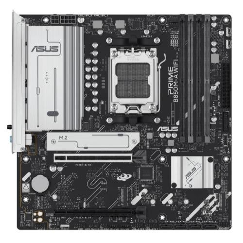 Asus PRIME B850M-A WIFI, AMD B850, AM5, Micro ATX, 4 DDR5, HDMI, 2 DP, Wi-Fi 6E, 2.5G LAN, 3x M.2, photo 1 of 1