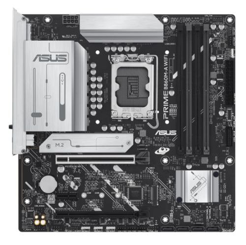 Asus PRIME B860M-A WIFI, Intel B860, 1851, Micro ATX, 4 DDR5, HDMI, 2 DP, Wi-Fi 6E, 2.5G LAN, 2x M.2, photo 1 of 1