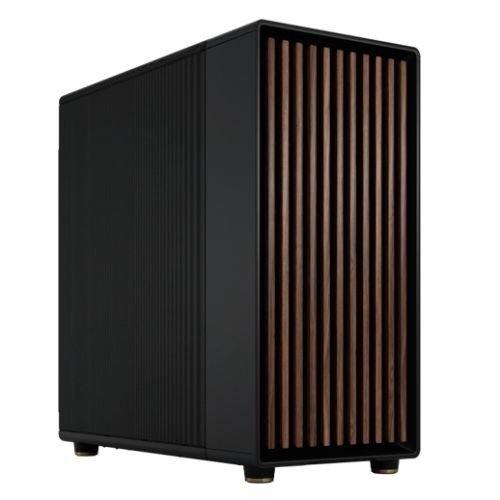 Fractal Design North XL Charcoal Black (Black Solid) Case, E-ATX, Fine Mesh Side, 3 PWM Fans, USB-C, Walnut Front, photo 1 of 1