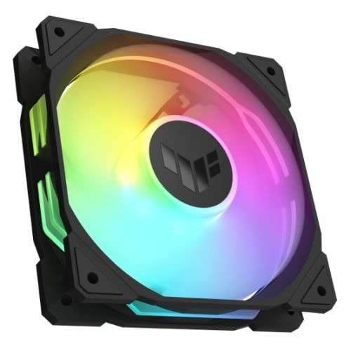 Asus TUF Gaming TR120 ARGB 12cm PWM Case Fan (Single), Hydraulic  Bearing, 28mm Frame, Double-layer LED Matrix Design, 2000 RPM, Black, photo 1 of 1