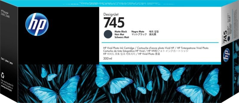 HP 745 - high capacity - matte black - original - DesignJet - ink cartridge, photo 1 of 1