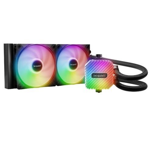 Be Quiet! Light Loop 240mm ARGB Liquid CPU Cooler, 2x Light Wings LX PWM Fans, ARGB Cooling Block, ARGB-PWM-Hub, photo 1 of 1