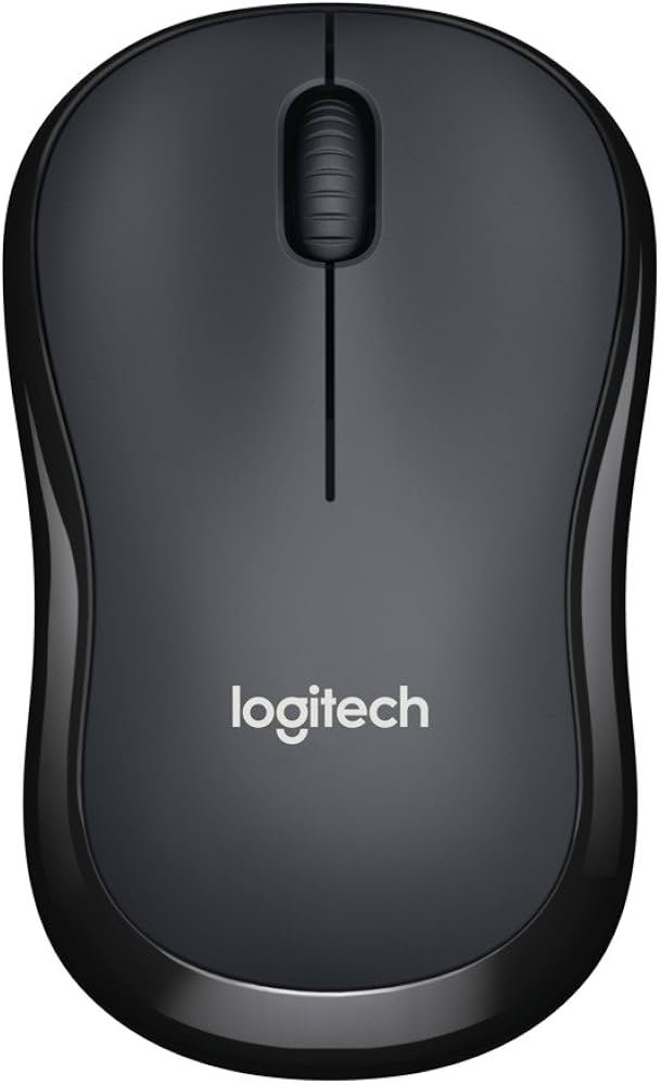 Logitech M220 Wireless Optical RF Mouse 1000 DPI Ambidextrous Charcoal – Mouse (Ambidextrous, Optical, RF Wireless, 1000 Dpi, 75.2 G, Charcoal)